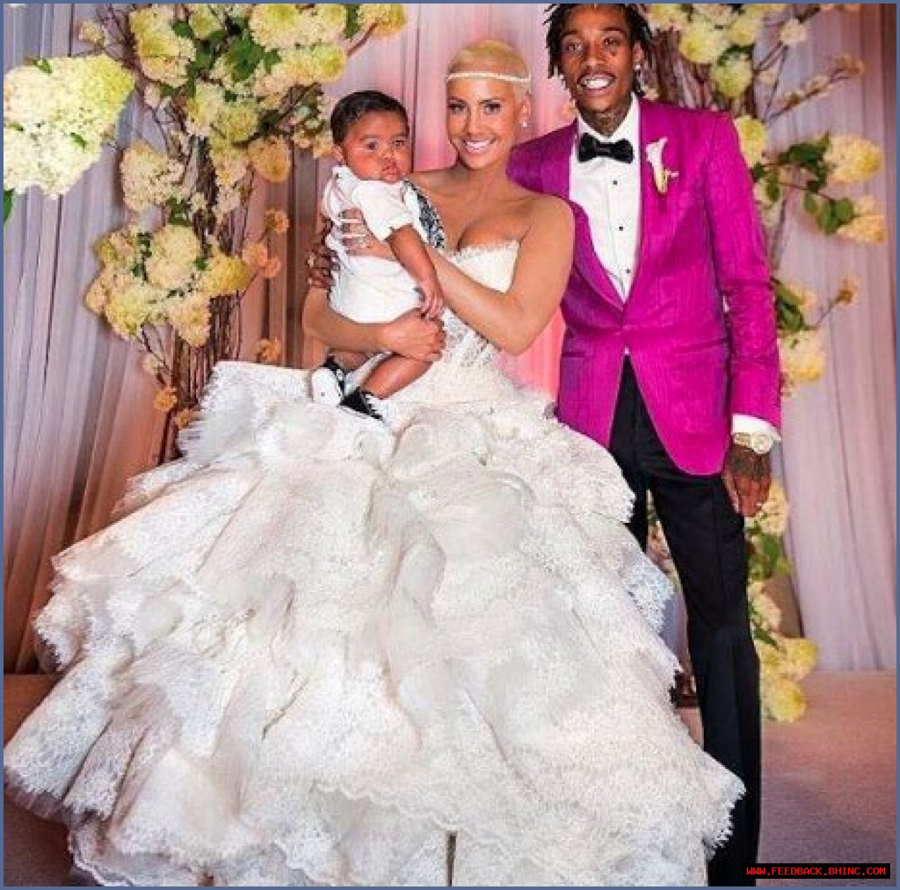 Amber Rose’s Family Members Skipped Out on Wedding to Wiz Khalifa Because He’s Black
