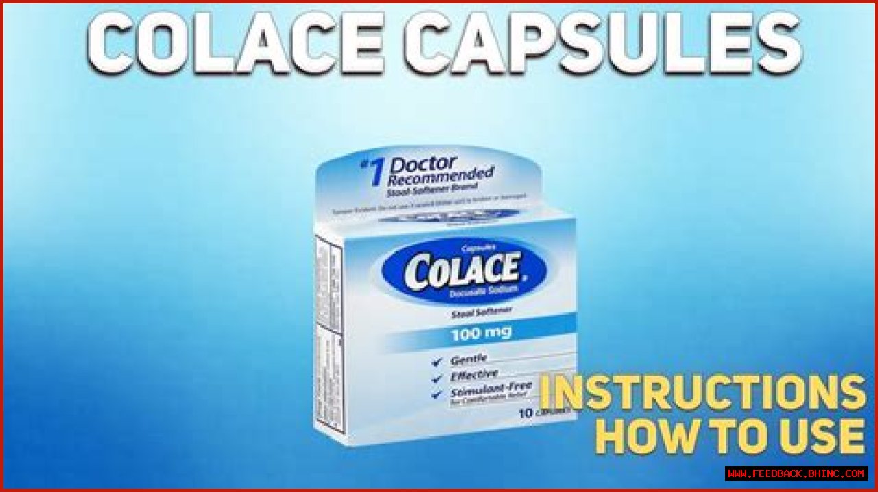 Determining The Optimal Amount Of Colace For Effective Relief