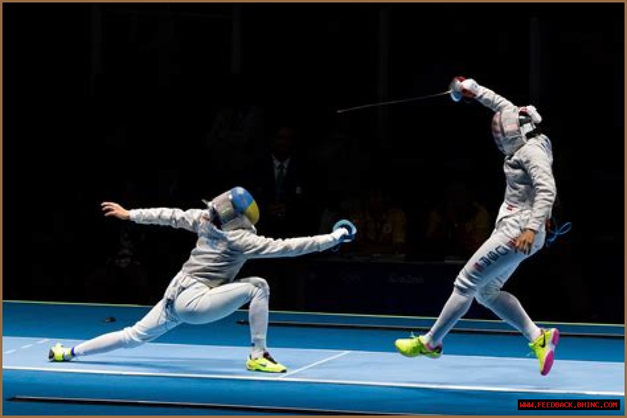 Olympic fencing event