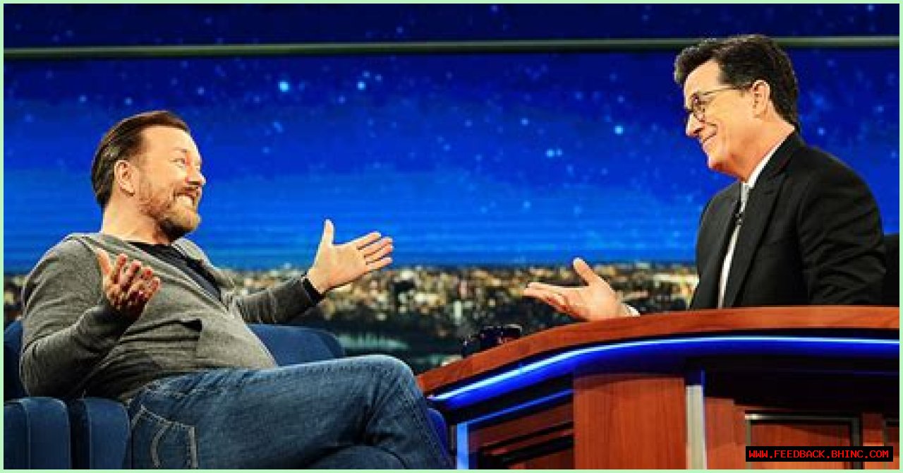 Stephen Colbert and Ricky Gervais Debate the Existence of God